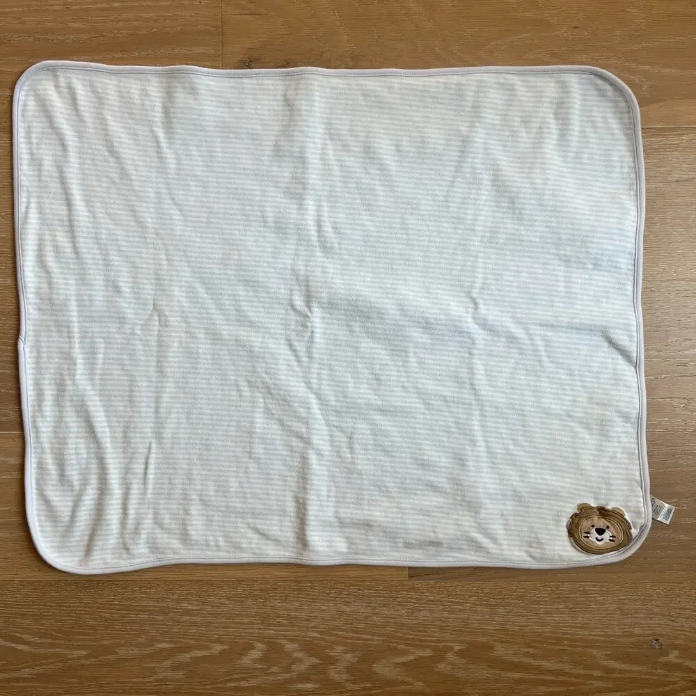 Just One You Carters Lion Striped Double Sided Lovey Security Blanket 31